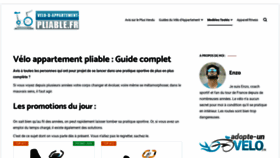 What Velo-d-appartement-pliable.fr website looked like in 2020 (4 years ago)