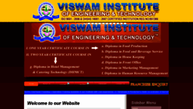 What Viswaminstitute.com website looked like in 2020 (4 years ago)