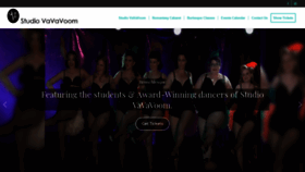 What Vavavoomburlesque.com website looked like in 2020 (4 years ago)