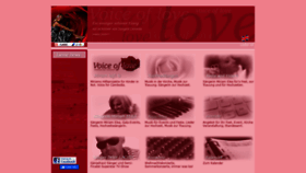 What Voiceoflove.at website looked like in 2020 (4 years ago)