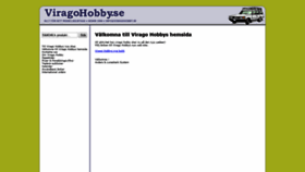 What Viragohobby.se website looked like in 2020 (4 years ago)