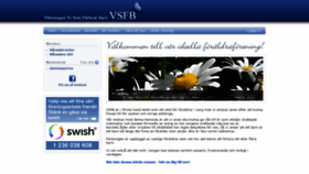 What Vsfb.se website looked like in 2020 (4 years ago)