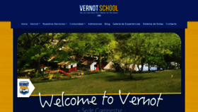 What Vernotschool.edu.co website looked like in 2020 (4 years ago)