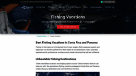 What Vacationfishing.com website looked like in 2020 (4 years ago)