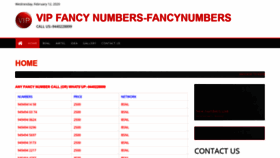 What Vipfancynumbers.in website looked like in 2020 (4 years ago)
