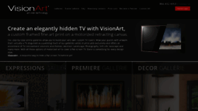 What Visionartgalleries.com website looked like in 2020 (4 years ago)