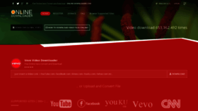 What Vevo.online-downloader.com website looked like in 2020 (4 years ago)