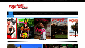 What Veganhealthandfitnessmag.com website looked like in 2020 (4 years ago)