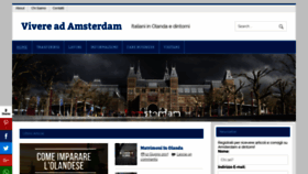 What Vivereamsterdam.com website looked like in 2020 (4 years ago)