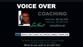 What Voiceovercoaching.net website looked like in 2020 (4 years ago)