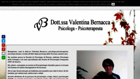 What Valentinabernacca.it website looked like in 2020 (4 years ago)