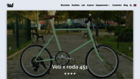 What Velibike.com website looked like in 2020 (5 years ago)
