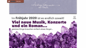 What Vollenweider.com website looked like in 2020 (4 years ago)