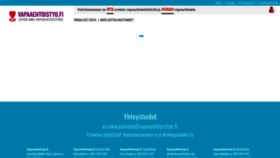 What Vapaaehtoistyo.fi website looked like in 2020 (4 years ago)