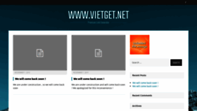 What Vietget.net website looked like in 2020 (4 years ago)