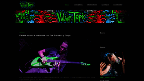 What Vulgartopic.com website looked like in 2020 (4 years ago)