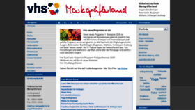What Vhs-markgraeflerland.de website looked like in 2020 (4 years ago)