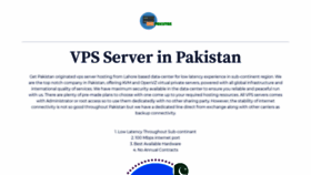 What Vpspakistan.com website looked like in 2020 (4 years ago)