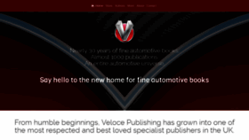 What Veloce.co.uk website looked like in 2020 (4 years ago)