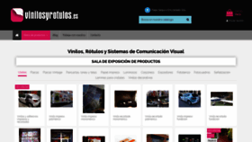 What Vinilosyrotulos.es website looked like in 2020 (4 years ago)