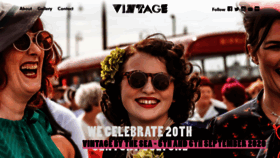 What Vintagefestival.co.uk website looked like in 2020 (4 years ago)