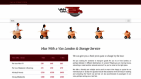 What Vanmanlondon.co.uk website looked like in 2020 (4 years ago)