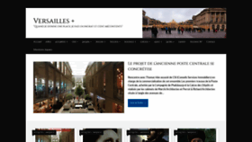 What Versaillesplus.fr website looked like in 2020 (4 years ago)