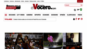What Vocero.com website looked like in 2020 (4 years ago)