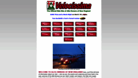 What Velocissima.com website looked like in 2020 (4 years ago)