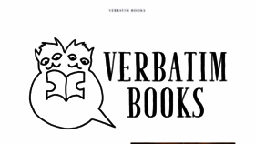 What Verbatim-books.com website looked like in 2020 (4 years ago)