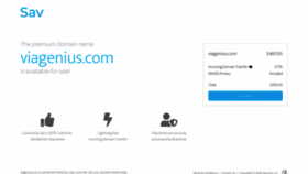 What Viagenius.com website looked like in 2020 (4 years ago)