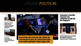 What Verdadespoliticas.com.br website looked like in 2020 (4 years ago)
