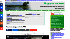 What Vodorasli.com website looked like in 2020 (4 years ago)