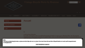 What Vintagebicycle.fr website looked like in 2020 (4 years ago)