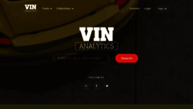What Vinanalytics.com website looked like in 2020 (4 years ago)