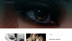 What Viviano.de website looked like in 2020 (4 years ago)