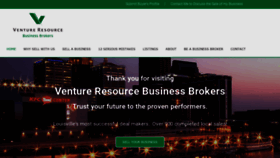 What Venture-resource.com website looked like in 2020 (4 years ago)