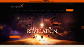 What Voiceofprophecy.com website looked like in 2020 (4 years ago)