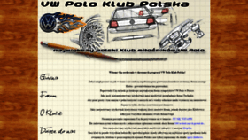 What Vwpoloklub.pl website looked like in 2020 (4 years ago)