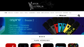What Vaporaustralia.com.au website looked like in 2020 (4 years ago)