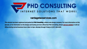 What Vantagetaxservices.com website looked like in 2020 (5 years ago)