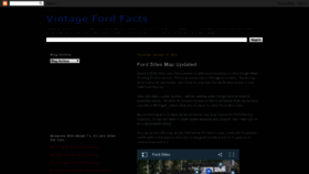 What Vintagefordfacts.blogspot.co.uk website looked like in 2020 (4 years ago)