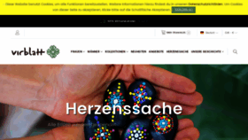 What Virblatt.de website looked like in 2020 (4 years ago)