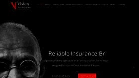 What Visionbrokers.co.za website looked like in 2020 (4 years ago)