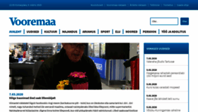 What Vooremaa.ee website looked like in 2020 (4 years ago)