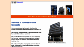 What Volunteercentrenewcastle.org.uk website looked like in 2020 (4 years ago)