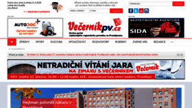 What Vecernikpv.cz website looked like in 2020 (4 years ago)