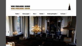What Vorfrelserskirke.dk website looked like in 2020 (4 years ago)