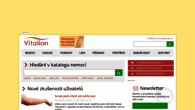 What Vitalion.cz website looked like in 2020 (4 years ago)