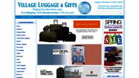 What Villageluggageandgifts.com website looked like in 2020 (4 years ago)